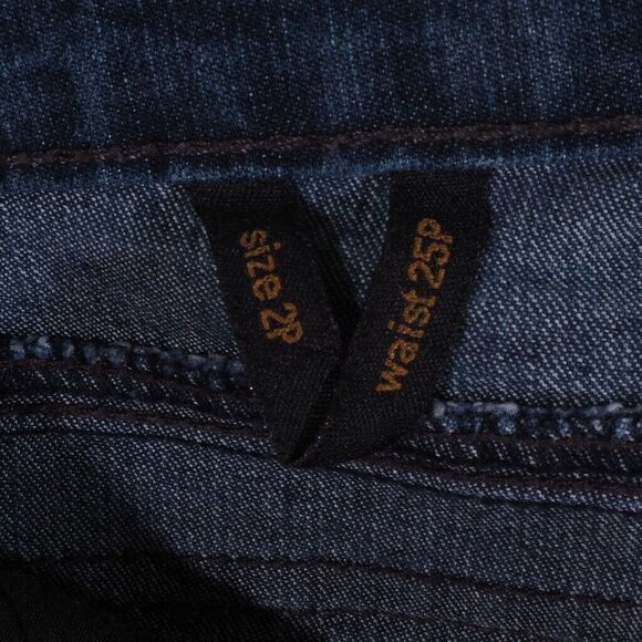 Nine West Jeans Womens 2 Petite 25 x 27 Straight Leg Dark Stretch Flare - Picture 7 of 8